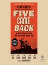 Cover image for Five Came Back